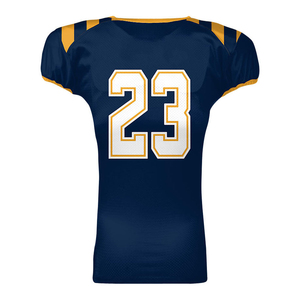 Maillots de football américain sur mesure à manches courtes, respirants, antibactériens, en polyester, vêtements de sport, vente en gros, service OEM - Product Image 2