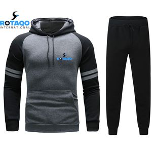 Conjuntos Deportivos para Hombre, Trajes Deportivos de 2 Piezas, Casuales, Atléticos, para Correr, Cálidos, con Bolsillos - Product Image 1