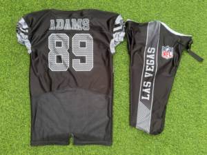 Uniformes de football et de rugby américains de meilleure qualité séchage rapide et maillot en maille respirant broderie ensembles à manches courtes fabriqués au Pakistan - Product Image 3