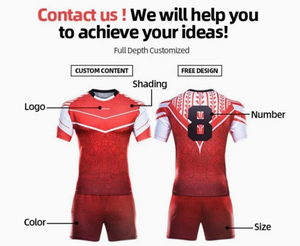 Uniforme de rugby pour hommes Ensembles personnalisés de qualité supérieure pour la conception respirante de vêtements d'équipe fabriqués au Pakistan-Vente en gros - Product Image 6