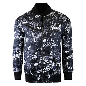 Veste universitaire haut de gamme en gros, unisexe, bomber chaud, style ODM, patchs personnalisés, vêtements d'hiver robustes, vêtements de rue élégants - Product Image 4