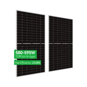Chinese Supplier 144Cell 580 Watts Solar Panels For Storing Electric