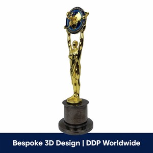 Trophée prestigieux du Oscar du Film en Or – Statue Classique Plaqué Or <span class=keywords><strong>pour</strong></span> Homme – Cérémonies de Remise des Prix Cinématographiques et de Récompenses Artistiques - Product Image 1