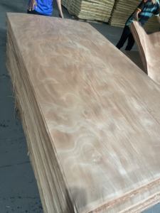 Okoume de grado superior, respetuoso con el medio ambiente, chapa blanca Natural Recon, madera Premium para muebles de comedor al aire libre, corte rotativo - Product Image 4