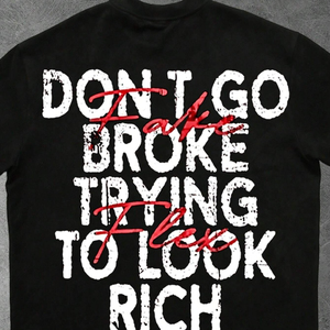 T-shirt formel pour homme en coton 100% de qualité supérieure, col en V uni, taille plus, épaules tombantes, coupe régulière, bordure contrastée tricotée - Product Image 6