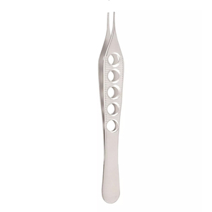 Pince à tissus Adson de meilleure qualité légère 4 75 pouces embouts droits standard 1x2 dents pince Adson en acier chirurgical - Product Image 6