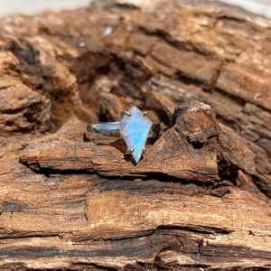 Handmade Kite Rainbow Moonstone Ring 925 Sterling Silver Statement Unique Fashion Jewelry Gift For Women Men - Product Image 4