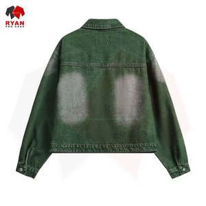 แจ็คเก็ตยีนส์ผู้ชายระดับพรีเมียม ติดกระดุม มีสีให้เลือกตามสั่ง ราคาโรงงานขายส่ง บริการ OEM และ ODM - Product Image 4