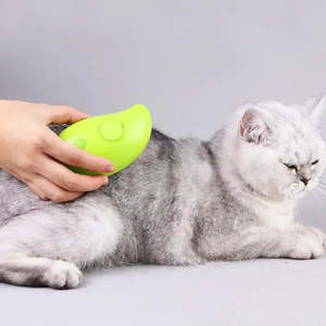 Rechargeable Professional Pet <b>Bath</b> <b>Brush</b> Customizable Size Simple Style Gato Vapor <b>Brush</b> Customizable Plastic Hair Removal Tool - Product Image 3