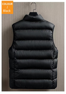 Nuevo chaleco ligero de invierno para hombre, transpirable, de algodón, acolchado, sin mangas, chaleco acolchado, chaqueta para hombre - Product Image 3