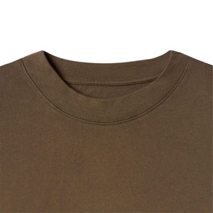 Camiseta informal de algodón ajustada de verano para hombre, 100%, cuello redondo de punto, ropa diaria acogedora para la moda callejera, comodidad diaria cómoda - Product Image 3