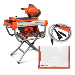 IQ Power Tools IQ-TS244-OPK 2000W 254mm (10 ") Kit de scie à maçonnerie à coupe sèche avec table d'extension et fixation sous vide - Product Image 1