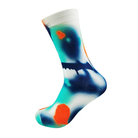 Chaussettes décontractées unisexes avec logo personnalisé - Impression numérique 3D sur le corps, sublimation, créez votre propre photo - MOQ 10 paires
