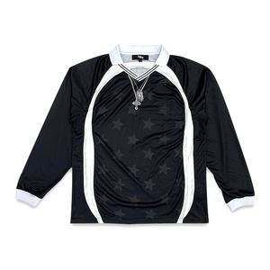 Camiseta de fútbol Vintage personalizada 2025, ropa de calle de alta calidad, ropa deportiva de fútbol de manga larga con servicio OEM - Product Image 1