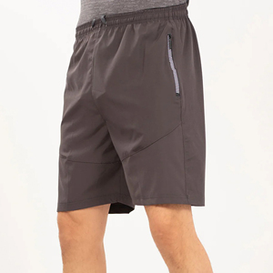 Pantalones cortos deportivos impermeables y a prueba de viento de nailon 100% al por mayor para hombre, pantalones cortos largos ligeros con logotipo impreso personalizado - Product Image 2