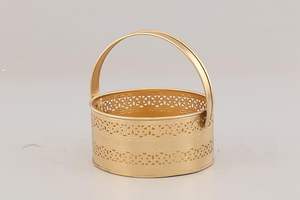 Venta al por mayor de cestas de regalo de metal de alta calidad para proveedor de fabricación de almacenamiento India - Product Image 2