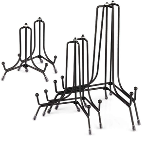 Support de rangement pour assiettes en fer noir, moderne, de qualité supérieure, présentoir en métal pour ustensiles de cuisine - Product Image 1