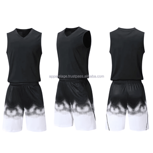 Uniforme de baloncesto unisex hecho a medida, conjunto de talla grande transpirable de secado rápido de alta calidad, el diseño impreso más popular para adultos - Product Image 1