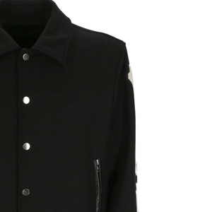 Veste de baseball à manches longues imprimée personnalisée pour hommes séchage rapide respirant plaine vierge université pour l'hiver - Product Image 3