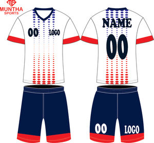 Diseño único más vendido con logotipo personalizado Uniforme de fútbol personalizado Conjuntos de ropa deportiva transpirable - Product Image 1
