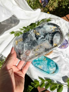 Bandeja Decorativa de Resina en Varios Colores, Organizador de Cosméticos, Decoración del Hogar, Bandeja Ovalada de Resina, Bandeja de Tocador de Alta Calidad - Product Image 3