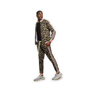 Nouveau design de joggings avec fermeture éclair latérale pour téléphone portable, logo personnalisé, vêtements de sport, survêtement pour hommes à taille réglable - Product Image 5