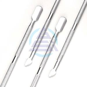 Empujador de Cutículas de Acero Inoxidable de Doble Extremo, Removedor de Piel Muerta para Pedicura, Manicura, Herramienta de Limpieza de Uñas, Venta al por Mayor - Product Image 1