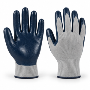Gants en PVC enduit durables, résistants aux coupures et aux produits chimiques, matériaux flexibles à usage général pour une meilleure adhérence, confortables - Product Image 2