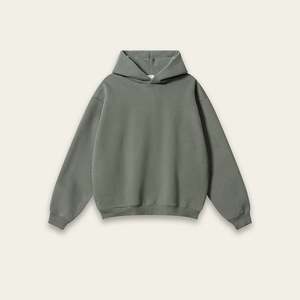 Sweats à capuche en coton unisexe Streetwear d'hiver avec col crocheté double couche Motif solide Doublé Design Taille XL ODM Supply - Product Image 4