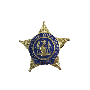 Badge de sécurité moderne en alliage de zinc 3D, logo personnalisé, moulage sous pression, uniforme de pompier, souvenir, épingle décorative, couleurs personnalisées, cadeau - Product Image 5