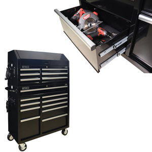 Venta al por mayor 10 cm 16 cajones estante de herramientas rodante almacén poliéster transporte Protector buen precio armario de herramientas para garaje OEM - Product Image 1