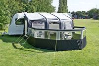 Pare-vent de tente gonflable à panneau à 5 côtés pour une expérience de camping confortable