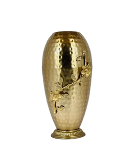 Vase à fleurs en laiton Unique fantaisie vase à fleurs en laiton massif décoratif le plus exigeant et pot vase de luxe en laiton fait main Antique - Product Image 2