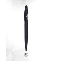 Grosir Promosi 2025 Set kotak Logo kustom pulpen logam bisnis mewah pulpen tinta Gel hitam dicetak Logo anda dapat disesuaikan