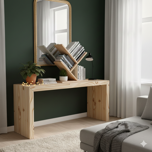 Librería Moderna con Diseño Geométrico de Árbol, Organizador de Libros Blanco para Escritorio, Librería de Estilo Nórdico que Ahorra Espacio, Venta al por Mayor con Marca Privada OEM - Product Image 4