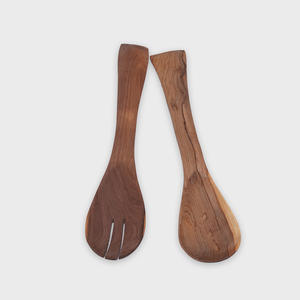 NEW HAND DESIGN Set de service à salade avec poignée en résine Aussi en bois de manguier naturel d'acacia Set d'outils de cuisine disponible Made in India - Product Image 6