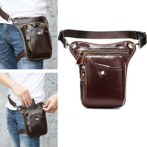 Bolsa de Cintura de Cuero Genuino para Hombre, Riñonera, Bolsa Cruzada, Bolsa de Motocicleta 2026 Pakistán en Venta - Product Image 3