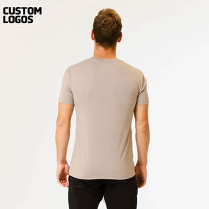 Camiseta de Manga Corta Holgada de Algodón Puro para Hombre, Talla Pequeña - Product Image 4