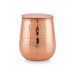 Vidrio de cobre con acabado de martillo que mejora los beneficios naturales de Ayurveda - Product Image 6