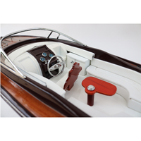 RIVA RAMA 44 EN BOIS - BATEAU À MOTEUR EN BOIS - MODÈLE DE NAVIRE EN BOIS DE HAUTE QUALITÉ - MODÈLE ARTISANAL POUR DÉCORATION NAUTIQUE