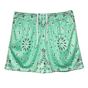 Unisex Casual Baseball <b>Shorts</b> <b>5</b> <b>Inch</b> <b>Inseam</b> Custom Design Paisley High Street Collection <b>Men's</b> Anti-Wrinkle Eco-Friendly Spring - Product Image 2