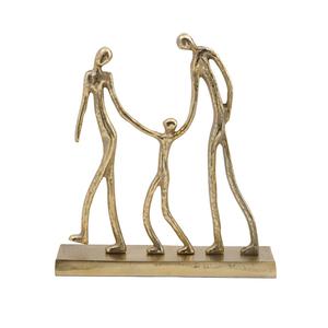 Escultura de aluminio fundido que representa la armonía, el movimiento, la inspiración cultural y la belleza escultural duradera. - Product Image 3