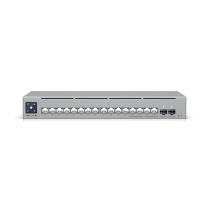 Commutateur Ubiquiti USW-Pro-Max-16-PoE-EU, 4x 2.5 GbE RJ45 PoE++, 12x GbE RJ45 PoE+, 2x SFP+, Etherlighting, L3, 180W - Product Image 1