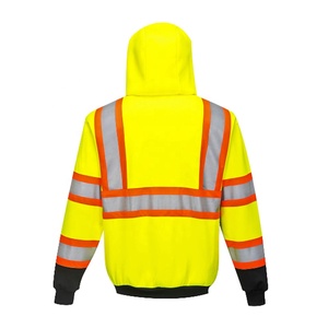 Fabricante de Ropa de Seguridad Impermeable de Algodón Personalizada OEM, Chaqueta de Trabajo de Alta Visibilidad de Marca Privada, Venta al por Mayor Fluorescente - Product Image 2
