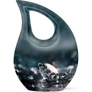 Urnas de lágrima para adultos de aluminio de diseño colorido de alta calidad para uso de cremación precios bajos urnas de lujo de Metal funerario hecho India 2025 - Product Image 4
