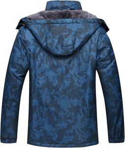 Chaqueta de Esquí Impermeable Personalizada para Hombre, Abrigo de Invierno con Capucha y Forro Polar, Cortavientos para Snowboard - Product Image 2