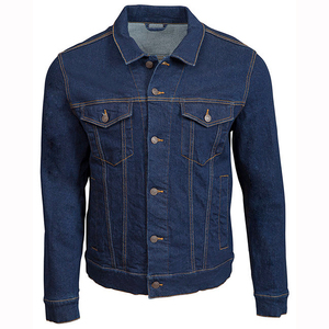 Vestes en jean pour hommes à col rabattu, nouvelle mode 2025, 100% coton, vêtements décontractés pour l'extérieur, manteaux en jean d'hiver pour hommes - Product Image 3