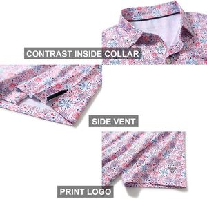 Polos informales de alta calidad OEM a precio de fábrica para hombre, Polo bordado transpirable de secado rápido a granel para Polo personalizado - Product Image 4