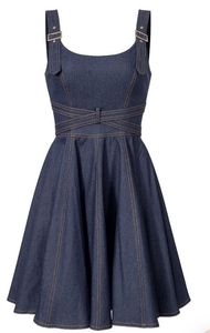 Robe en denim de qualité supérieure pour les femmes De décontracté à chic Look tendance et confortable Salopette sans fin Confortable qualité supérieure - Product Image 3