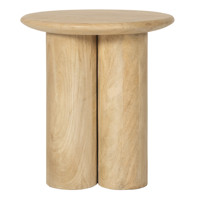 Table d'Appoint en Bois de Haute Qualité Style Rustique pour le Café, le Thé, le Salon, l'Ameublement et la Décoration de Restaurant